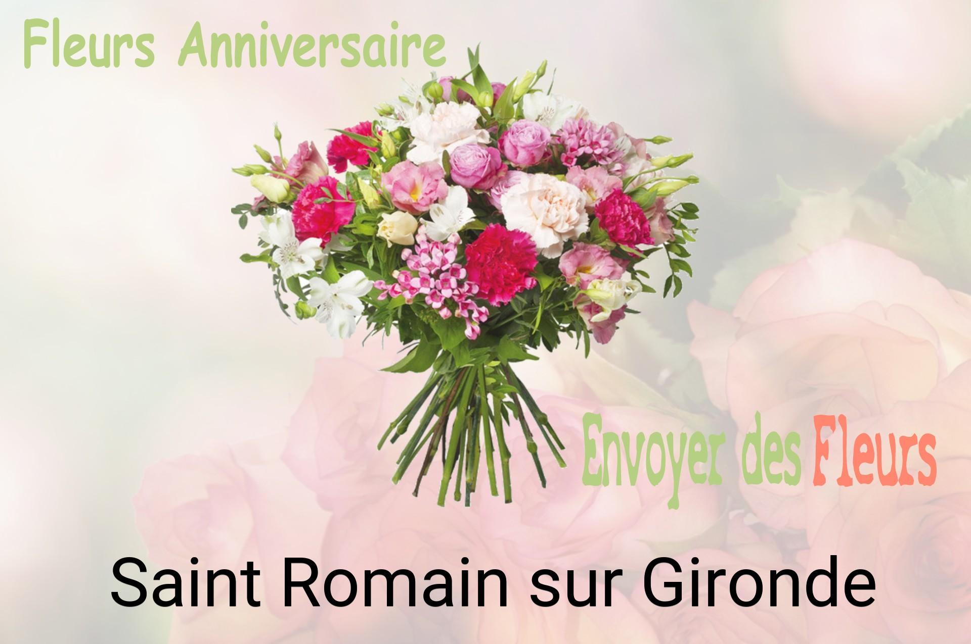 Bouquet de fleurs d’anniversaire livré à Saint-Romain-sur-Gironde